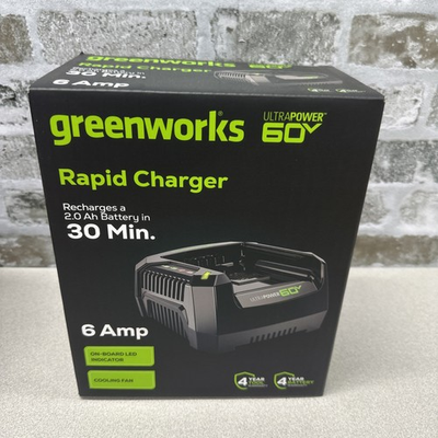 #ad Greenworks Ultra Power 60V Rapid Charger 6A 60V $42.00