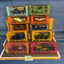Matchbox Models Of yesteryear. Job Lot (284) 10 x cars/vans in woodgrain boxes. 