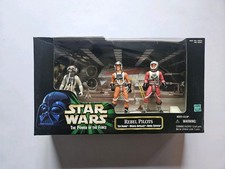 Hasbro Star Wars Rebel Pilots Action Figure 3-Pack Power of the Force 1999 NIB