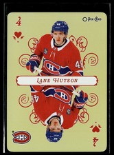 2025-26 O-Pee-Chee Playing Card #4 Hearts Lane Hutson