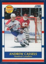 1990-91 Score #422 Andrew Cassels (RC) (GEM MINT) Pack Fresh Montreal Canadiens