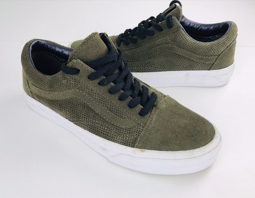 olive vans mens