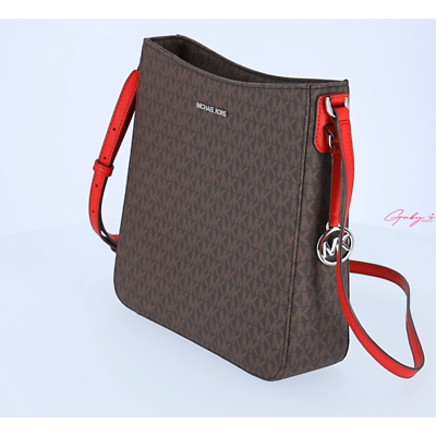 MICHAEL KORS メッセンジャーバッグ 黒/赤 MICHAEL KORS TECH ショルダーバッグ メッセンジャーバッグ｜Yahoo