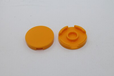 Lego 10x Fliese rund 2x2 tile round 14769 bright light orange