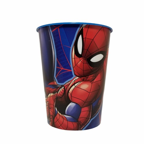 SET OF 3 SPIDER-MAN Graphic Plastic Drink Cup Collectible 16 fl oz Marvel Comics - Picture 4 of 12