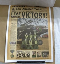 Foo Fighters LA Forum 2021 Poster Set of 2 - 7/17/21 & 8/26/21 - Fast Shipping