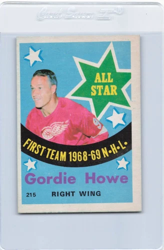 1969/70 O-Oee-Chee #215 Gordie Howe All Star NM *DA-C3661