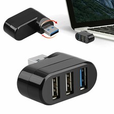 High Speed 3 Port USB 2.0 Multi HUB Splitter Expansion Desktop PC Laptop Adapter