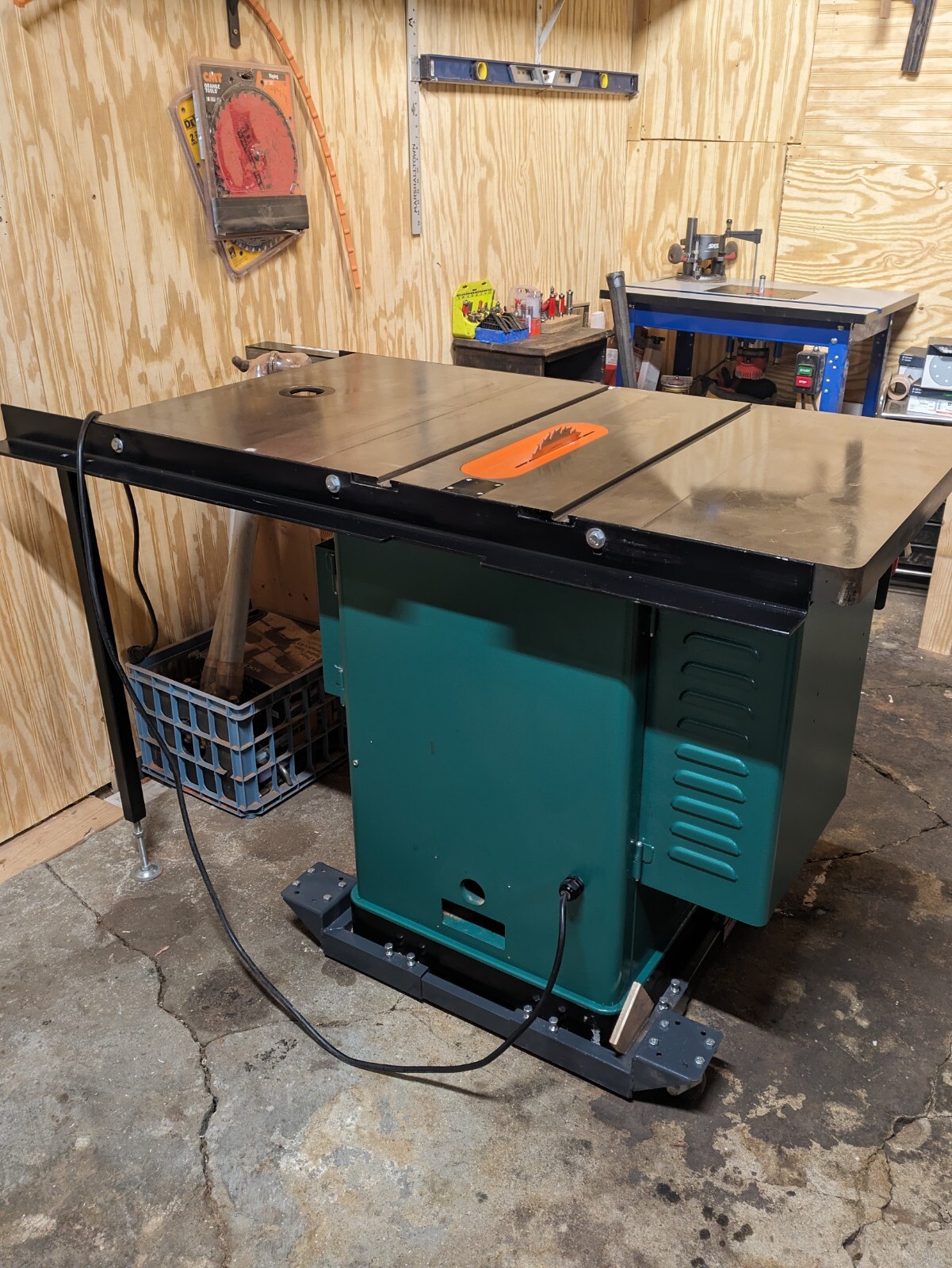 Grizzly G1023 RLW 240V 10" 3HP Left tilting table saw eBay