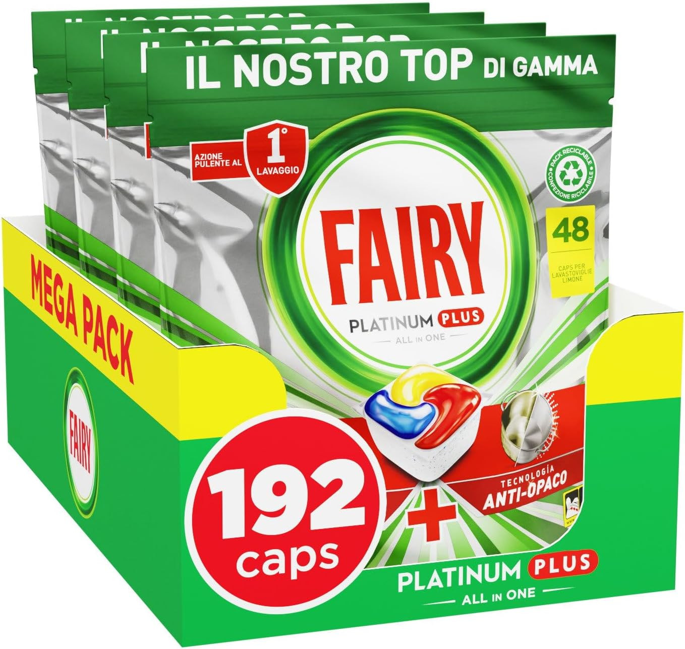 Prezzo Fairy Platinum Plus 192 Capsule: Convenienza e Qualità