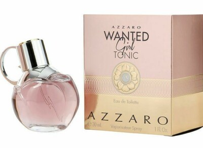 AZZARO WANTED GIRL TONIC EAU DE TOILETTE SPRAY FOR WOMEN 1.0 Oz / 30ml BRAND NEW