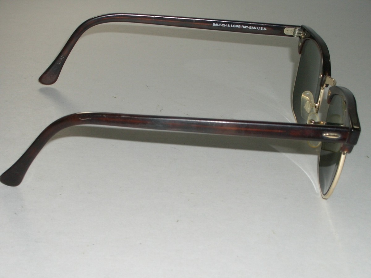 小物 Ray-Ban B&L (80s)CLUBMASTER /W0366 /WQAW 1980's CLUBMASTER W0366 49mm Sunglasses RAYBAN B&L USA geek