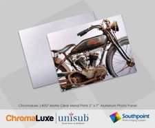 Chromaluxe | 4057 Matte Clear Metal Prints 5” x 7” Aluminum Photo Panel Qty: 10