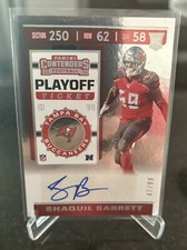 2019 PANINI CONTENDERS SHAQUIL BARRETT ROOKIE, #300, AUTO PLAYOFF TICKET, /99