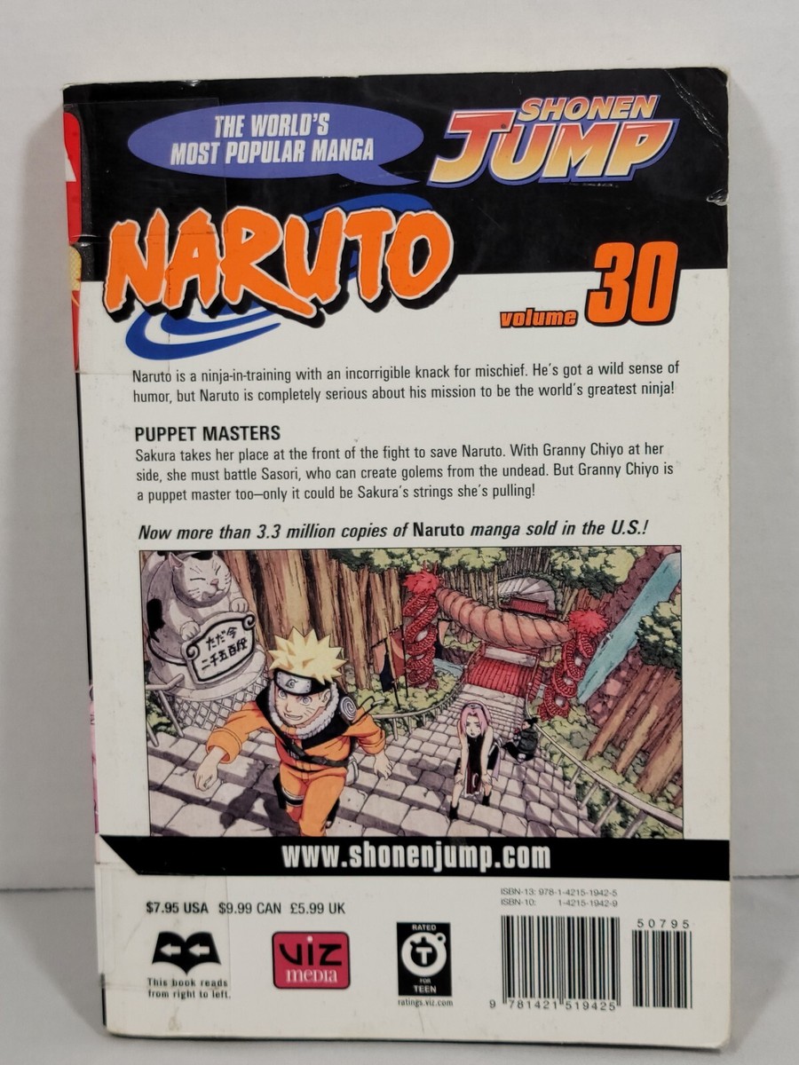 Naruto, Vol. 30 by Masashi Kishimoto (2008, Trade Paperback