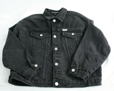 black guess jean jacket