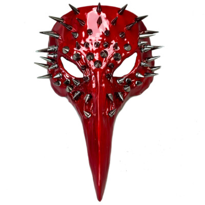 帽子 MASU vampire mask spiky Red Cat Costume Masquerade Mask Cosplay Halloween FREE SHIP
