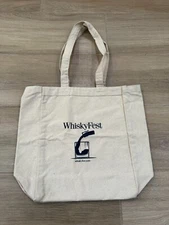 Whiskey Fest Tote Bag 15x13 Small Size Canvas Festival Outdoor Shoulder EUC