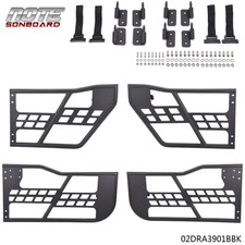 Fit For 07-18 Jeep Wrangler Jk 3.6l 3.8l 4 Door Textured Tube Doors Safari Usa