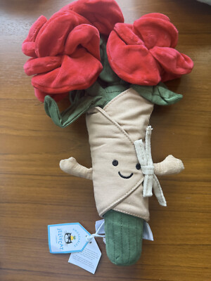 Jellycat Rosenstrauß Brandneu mit Etikett - Kostenlose Lieferung innerhalb Großbritanniens