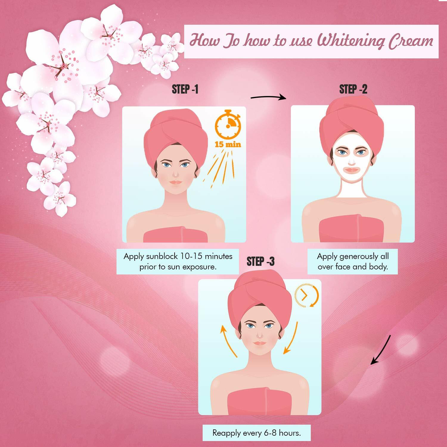 O3+ Whitening Face Cream SPF 30 Sunscreen for Skin Brightening 50 gm eBay