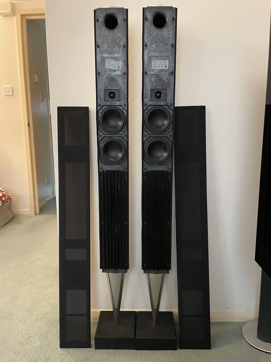 Bang Olufsen Beolab 8000 Silver Black MK1 Active Stereo Speakers