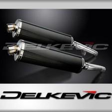YAMAHA FJ1200 (3CV) 1988-1990 450mm OVAL CARBON BSAU SILENCER EXHAUST KIT