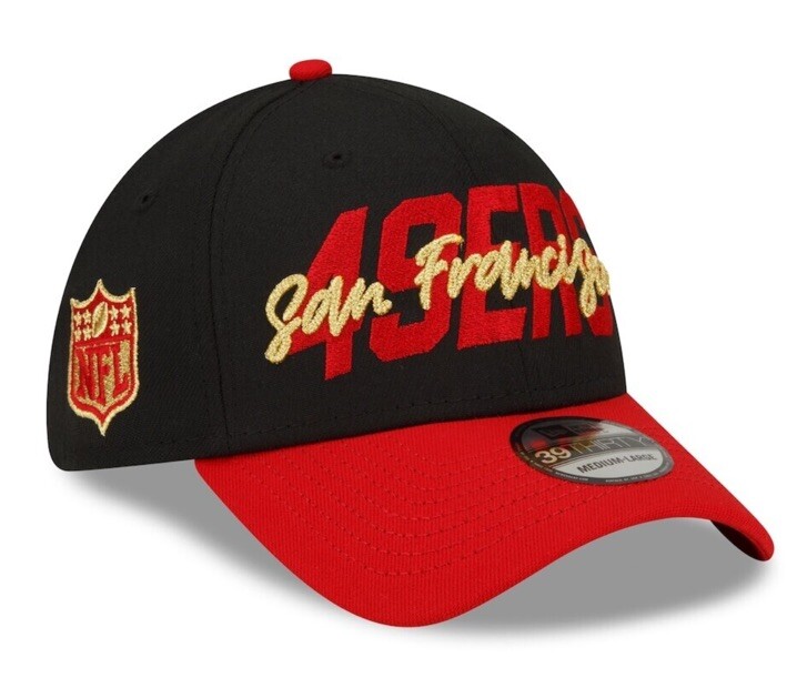 Baseball Cap 49ers 2019 Draft Hat Men's New Era Cream/Scarlet San