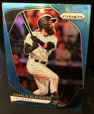Charlie Blackmon(Colorado Rockies)2020 Panini Prizm Carolina Blue Baseball Card