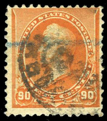 US # 229 90¢ Perry, Fine Used, faulty | eBay