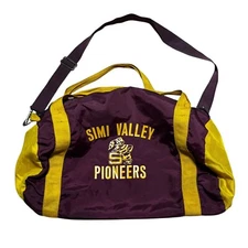 Vintage Simi Valley Pioneers School Gym Workout Bag High School