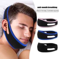 Anti Snoring Chin Strap Stop Snoring Belt Snore Jaw Sleep Support Apnea Solution