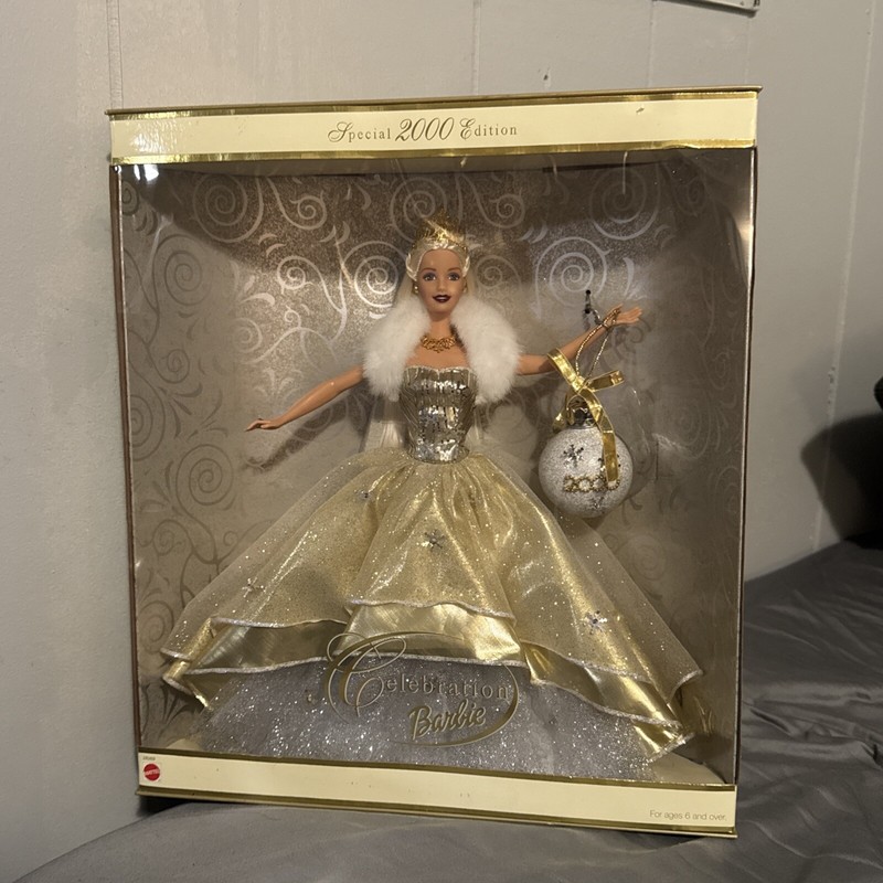Special 2000 edition celebration barbie 28269.  NEVER OPENED!!