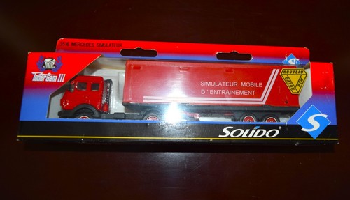 New Solido Toner Gam III 3516 Mercedes Simulator Mobile Truck Made in France Vtg - Picture 5 of 5