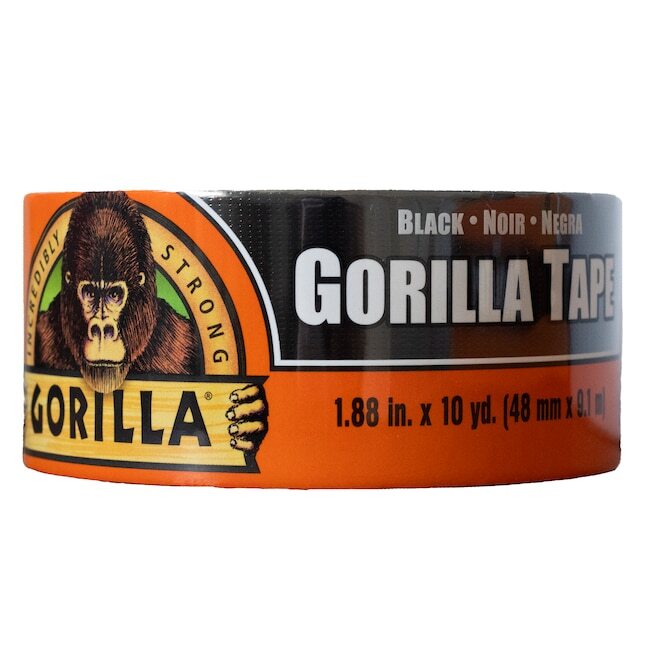 Black Gorilla Duct Tape Heavy Duty Double Thick 1.88 Inches X 10