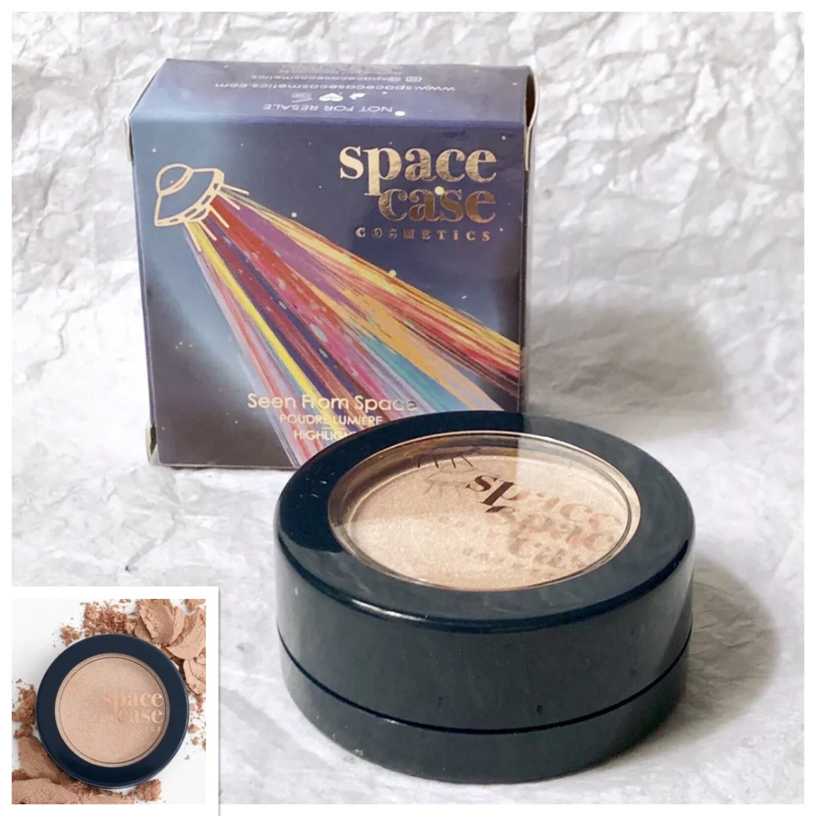 space case cosmetics highlighter
