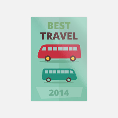 Bus Best Travel Vinyl Sticker Decal | eBay