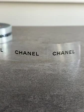 Auth Set of 10 New Chanel Clear Stickers for Gift Wrapping Box