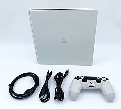 Sony PlayStation 4 PS4 Slim CUH-2000B White Game Console Full Set Japan F/S