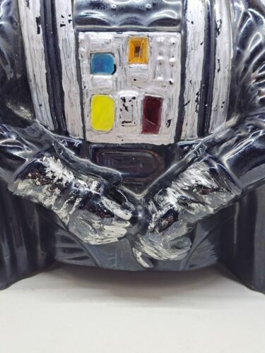 Vintage 1970's Star Wars Darth Vader Ceramic Lamp Night Light Bust 12" - Picture 2 of 12