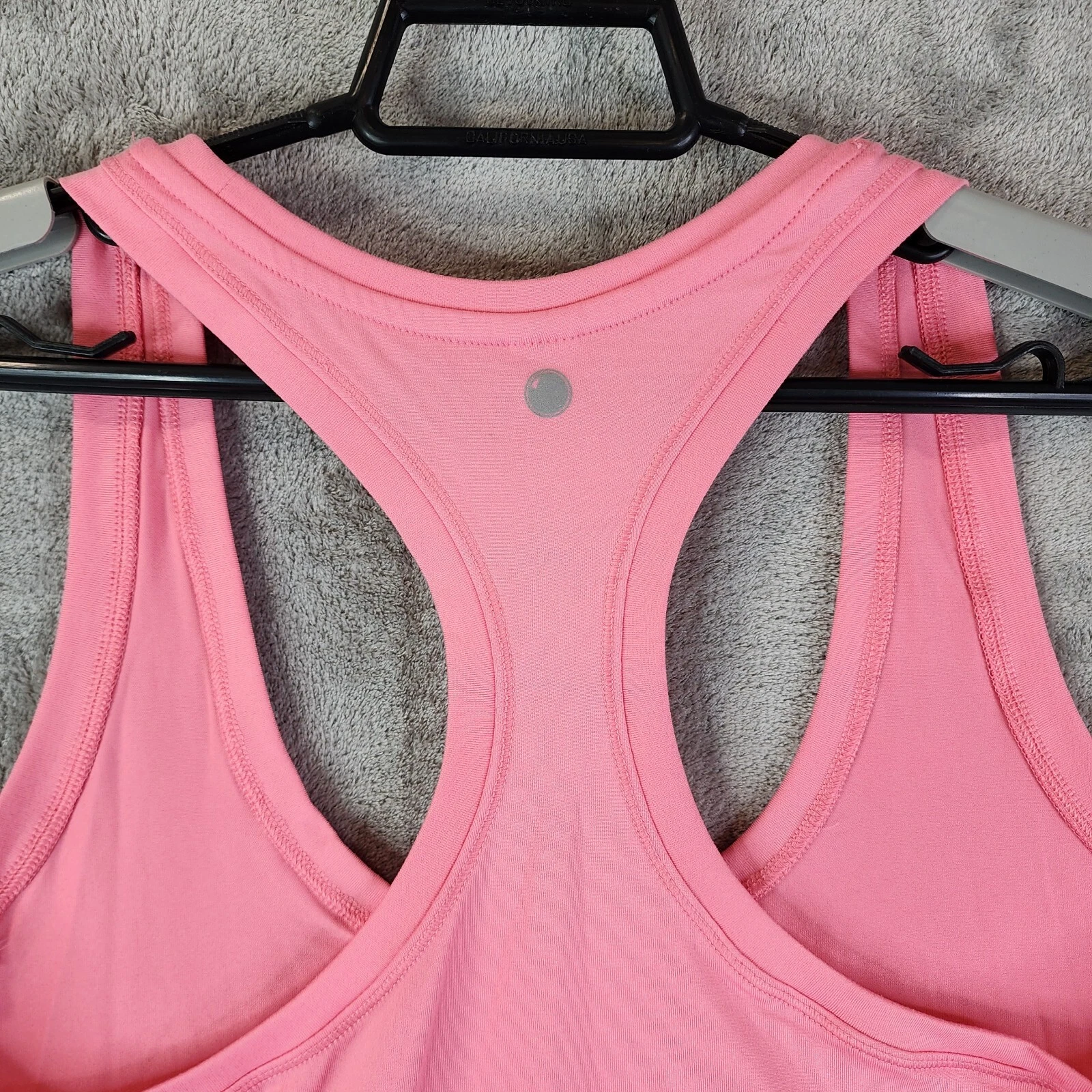 yogalicious racer open back yoga workout gym shirt tank-top