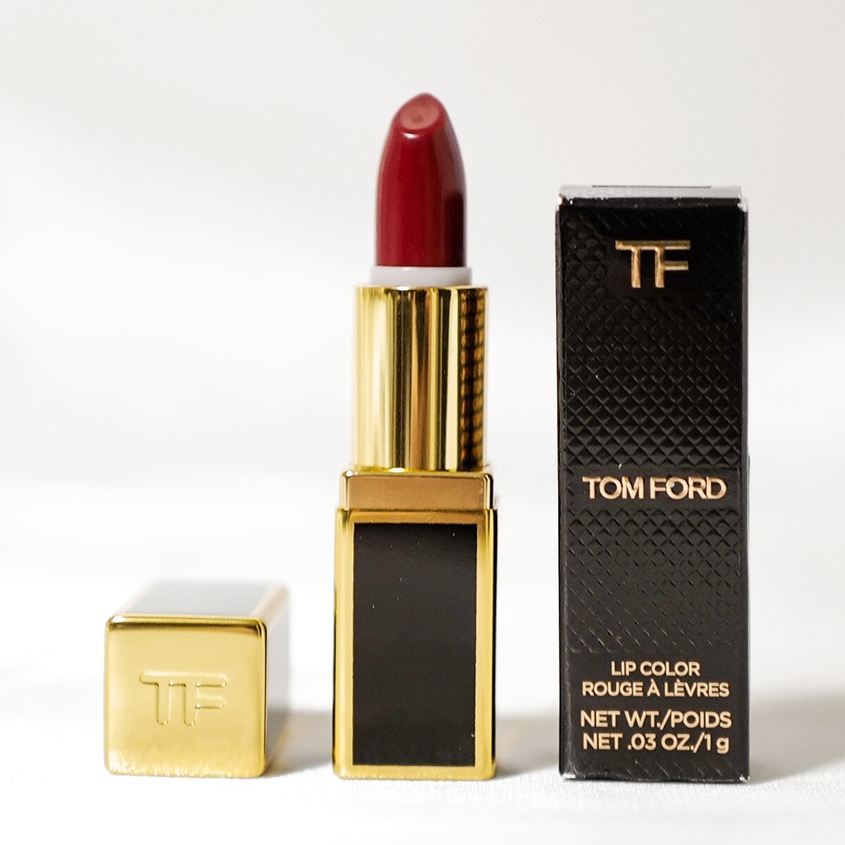 TOM FORD Lip Color Lipstick 16 Scarlet Rouge Travel Size 0.03 oz