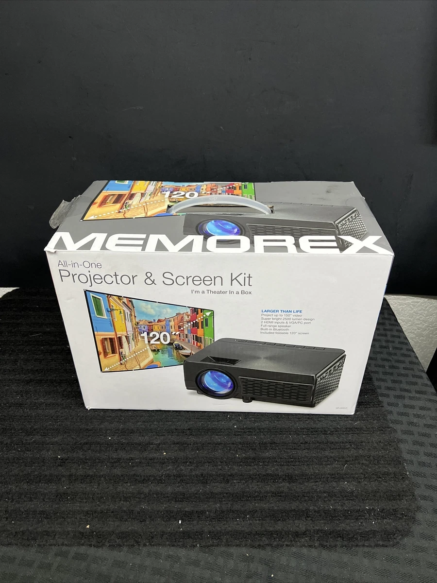 Merorex all in one projector and screen set resende.rj.gov.br