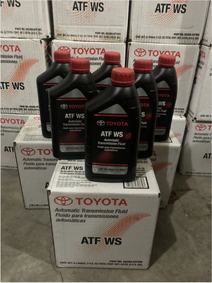 GENUINE OEM Toyota ATF WS Transmission Fluid Case of 6/1 Quart Free Shipping