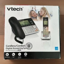 Vtech CS6949 Corded/Cordless 2-Handset Phone w/Digital Answering (Distress Box)