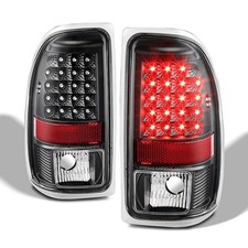 For Dodge Dakota 1997 2004 Rear Tail Light Black Housing Crystal Clear 2 Pcs For Dodge Dakota 1997 2004 Rear Tail Light Black Housing Crystal Clear 2 Pcs