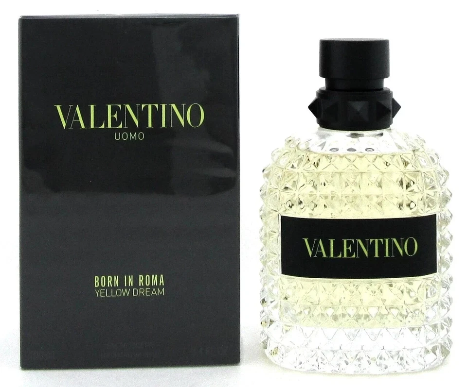 Valentino Uomo Born In Roma Yellow Dream 3.4 oz. EDT Spray for Men in Sealed Box - Image 1 of 4