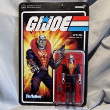 Hasbro ReAction GI Joe Super7 Destro Weapons Supplier Unpunched Action Figure