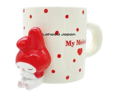 Sanrio My Melody Mug Sweet Approx. 12 x 8cm Diameter 300ml White SAN4643
