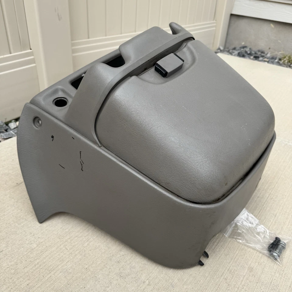 96-05 Chevy Astro GMC Safari Van Consola Central Portavasos Guantera OEM Gris Foto 3 de 4